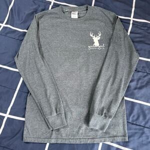 Love Me Like You Love Deer Season Graphic Long Sleeve Shirt - 100% Cotton Size S